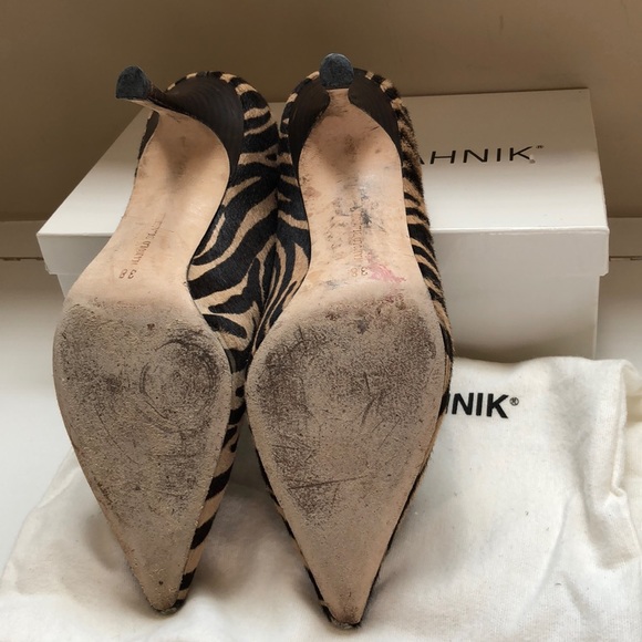 Manolo Blahnik PARA zebra print pump - Picture 3 of 13